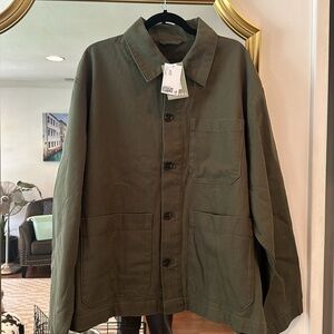 NWT H&M army green utility jacket